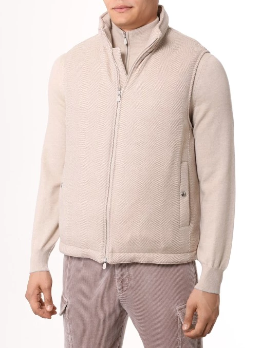 Жилет шерстяной BRUNELLO CUCINELLI