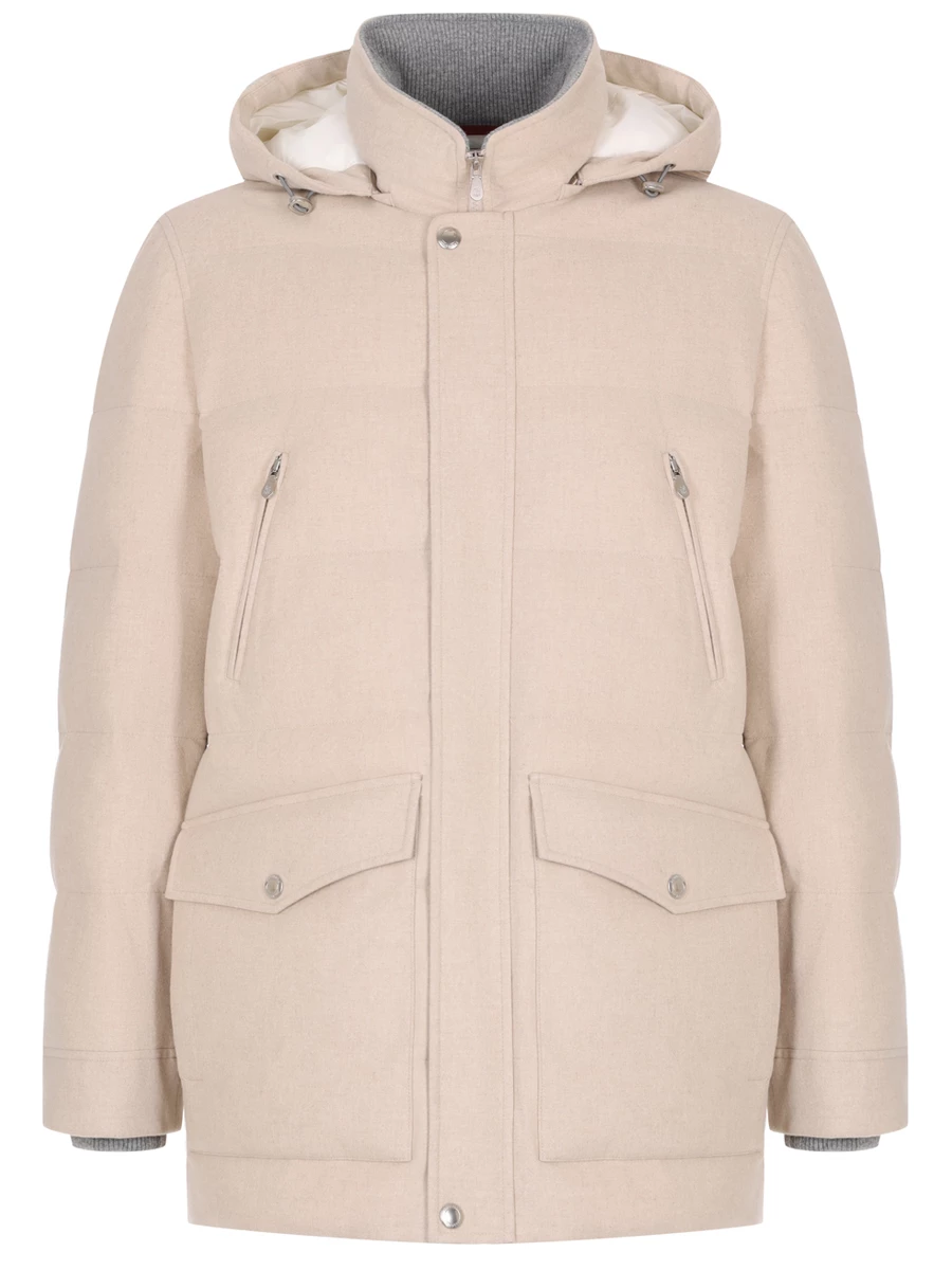 Пуховик шерстяной