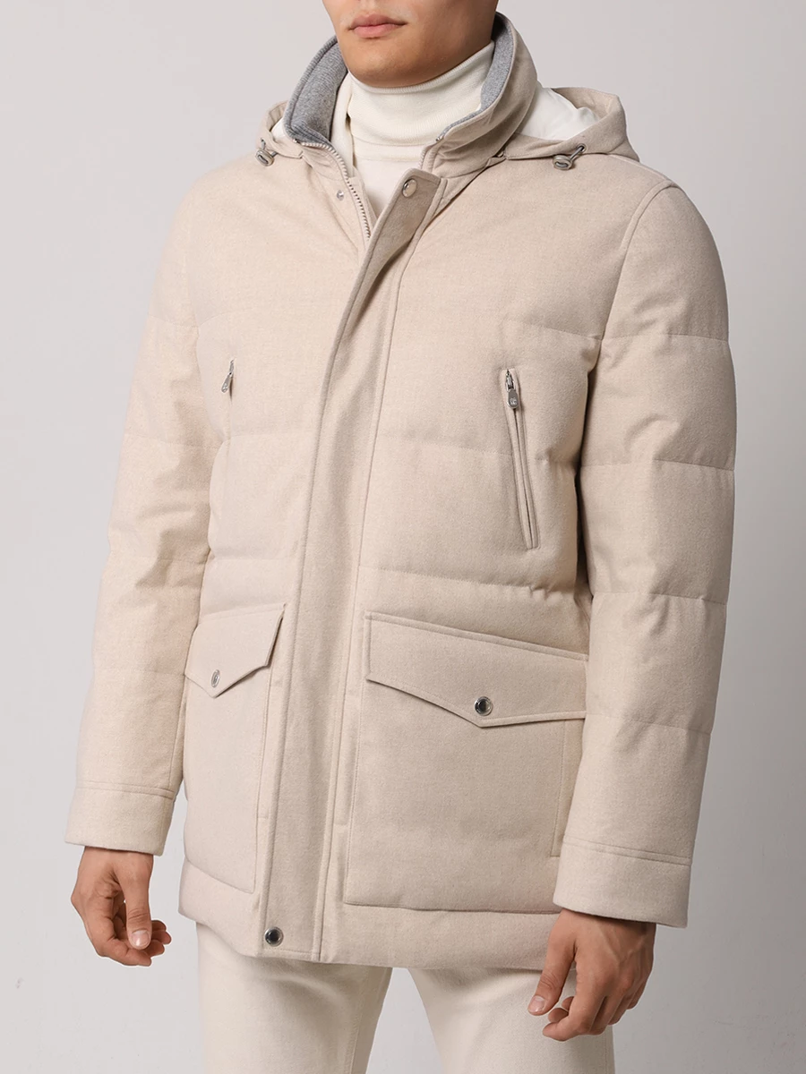 Пуховик шерстяной