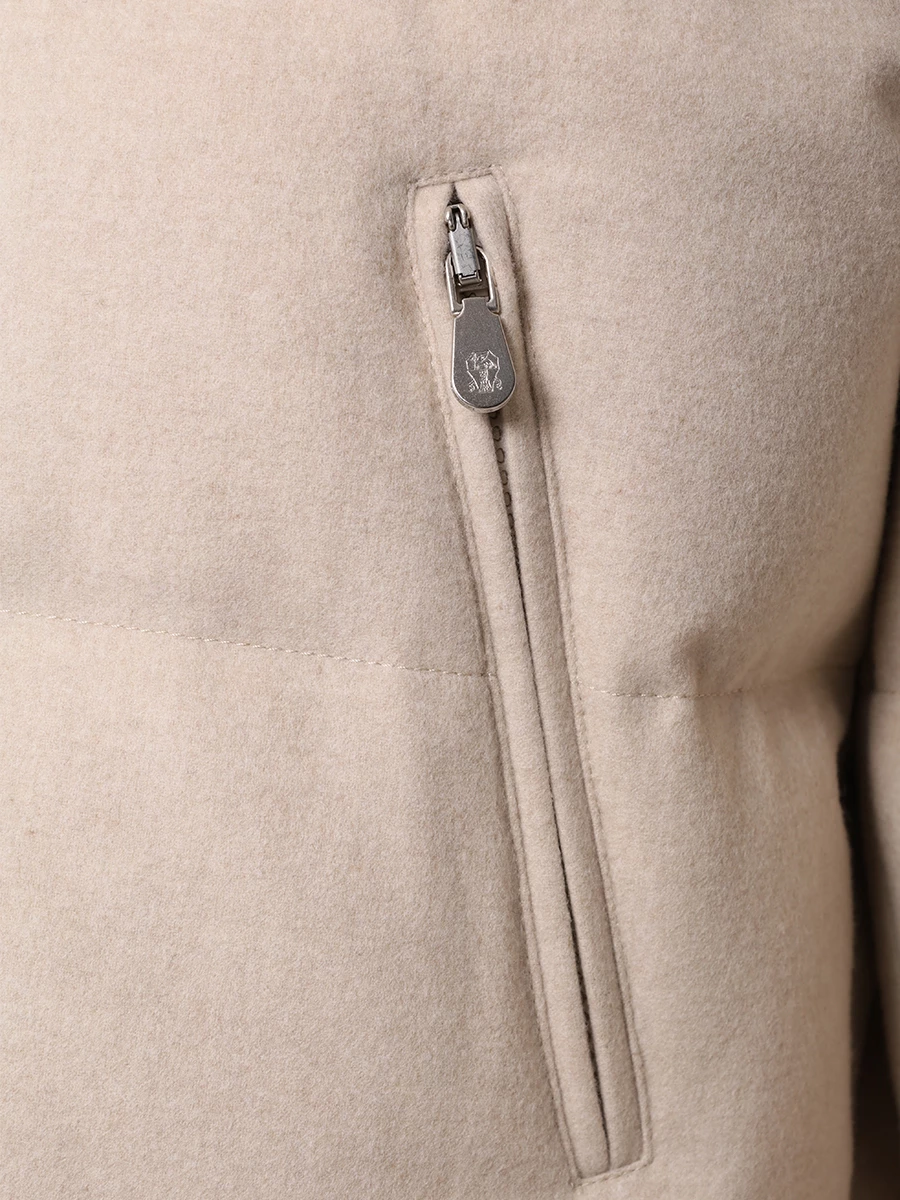 Пуховик шерстяной