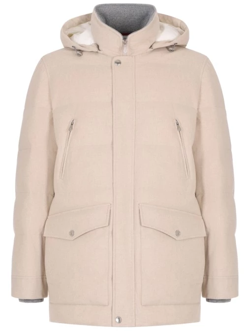 Пуховик шерстяной BRUNELLO CUCINELLI