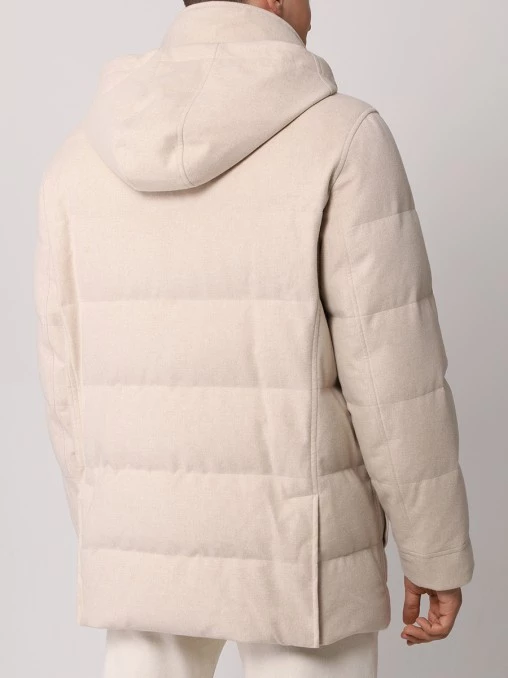 Пуховик шерстяной BRUNELLO CUCINELLI