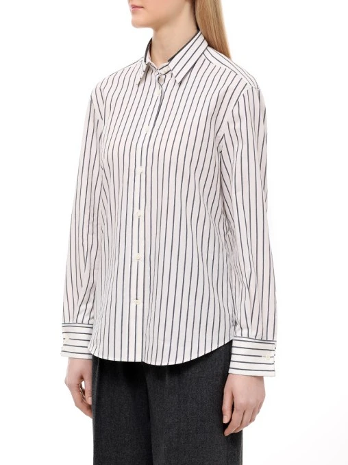 Рубашка хлопковая BRUNELLO CUCINELLI