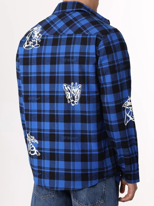 Рубашка Regular Fit хлопковая OFF-WHITE