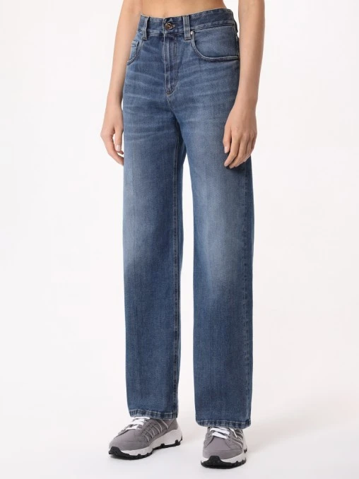 Джинсы хлопковые BRUNELLO CUCINELLI