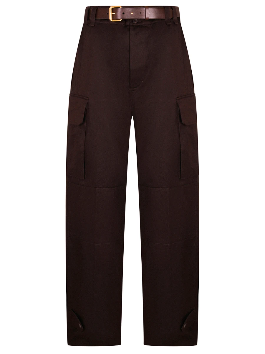 Брюки-карго хлопковые