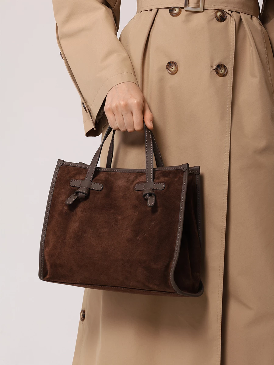 Сумка замшевая