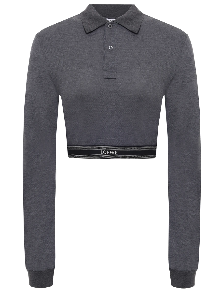 Поло из шелка и хлопка