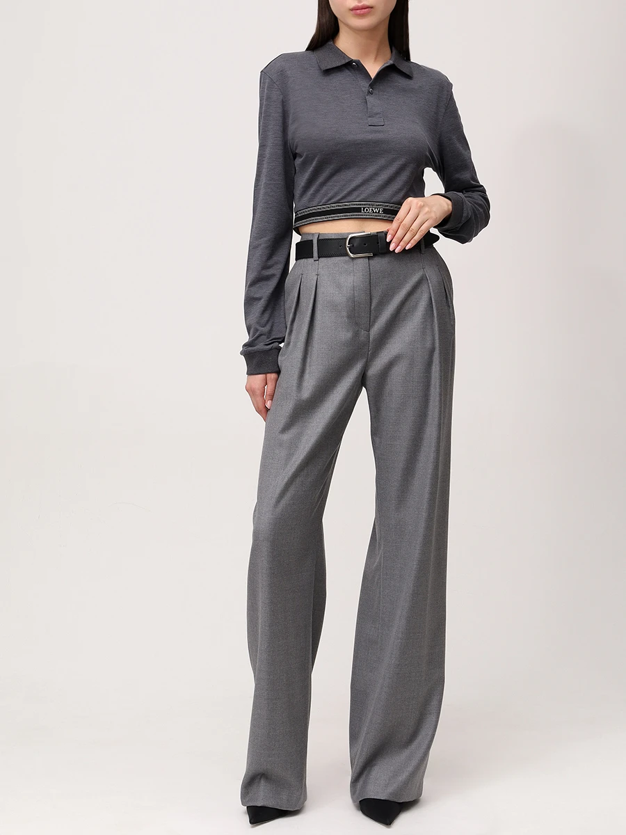 Поло из шелка и хлопка