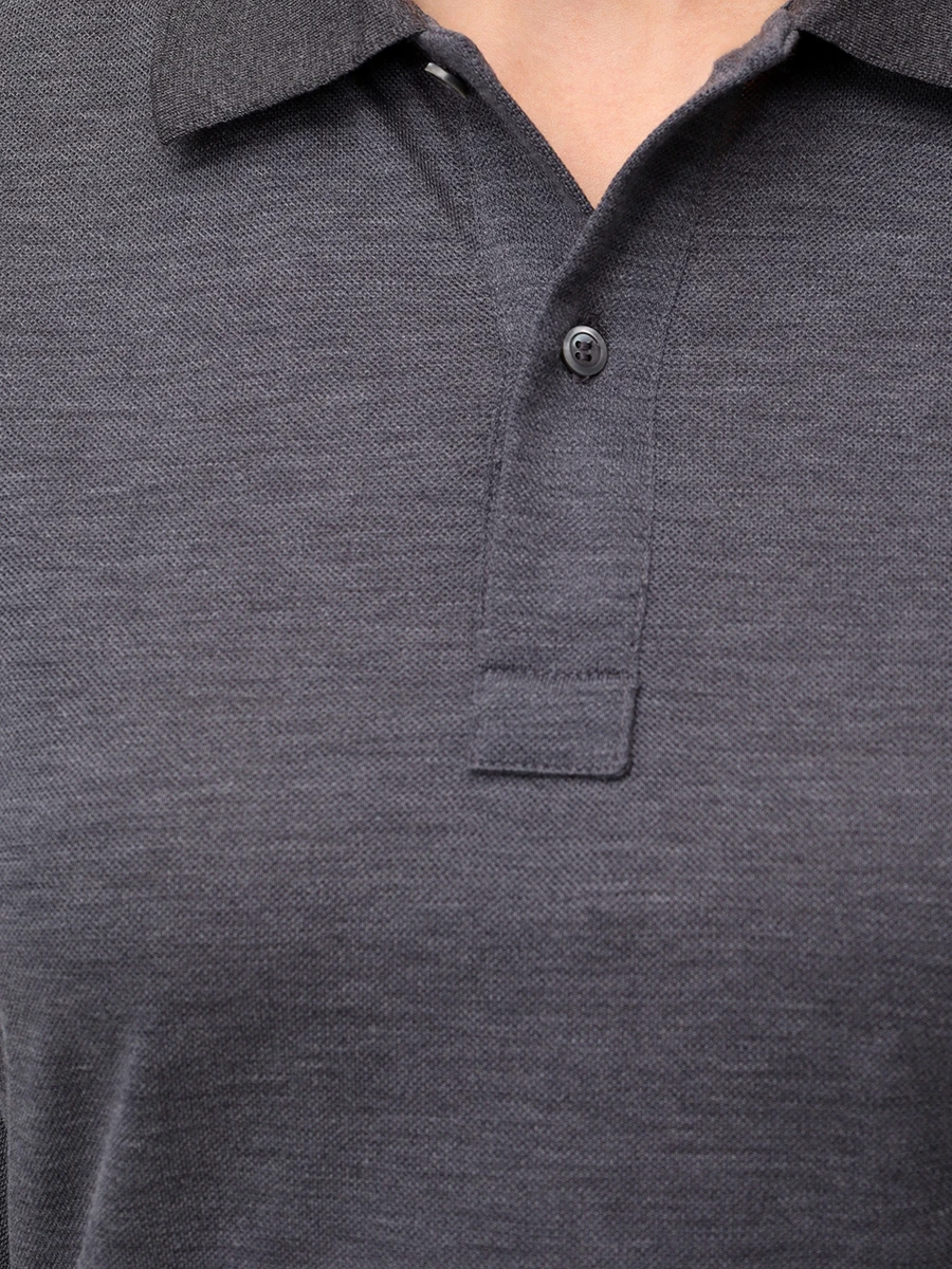 Поло из шелка и хлопка