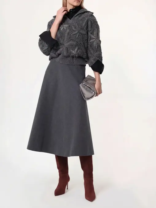 Юбка хлопковая BRUNELLO CUCINELLI