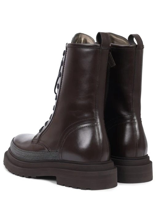 Ботинки кожаные BRUNELLO CUCINELLI