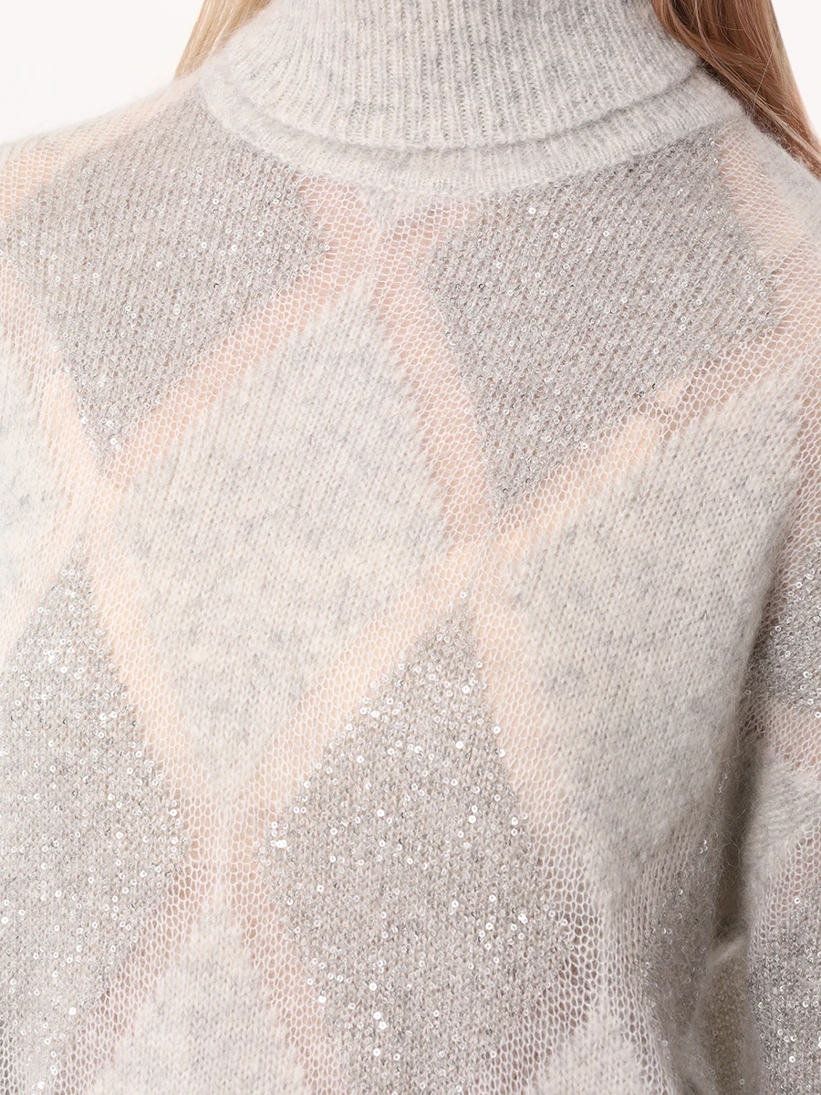 Свитер из шерсти и мохера