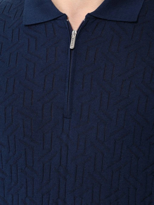 Поло шерстяное BERTOLO LUXURY MENSWEAR