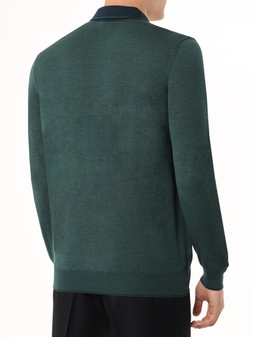 Поло шерстяное BERTOLO LUXURY MENSWEAR