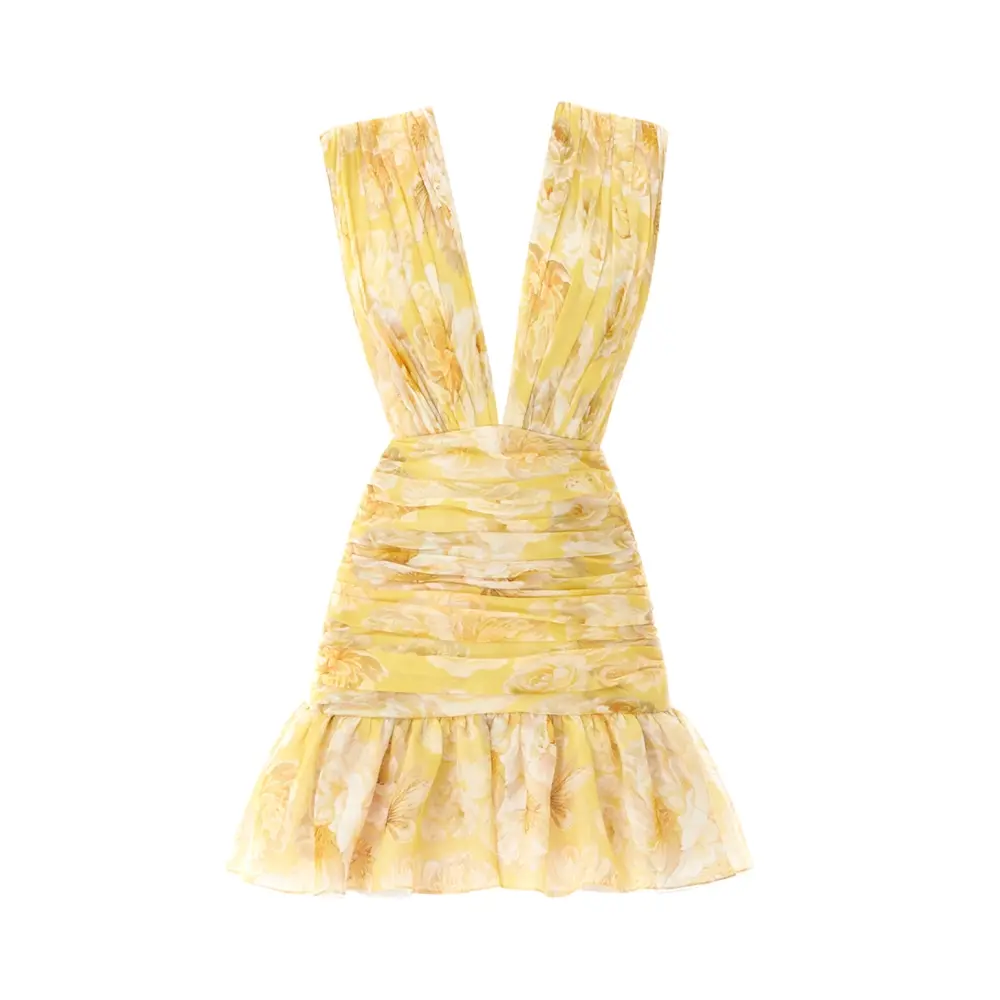 Платье изо льна и шелка Veronique Dress