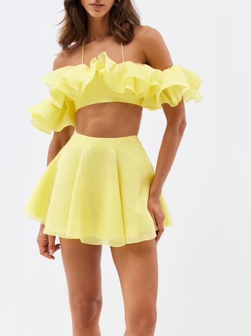Топ изо льна и шелка Myosotis Top YVON