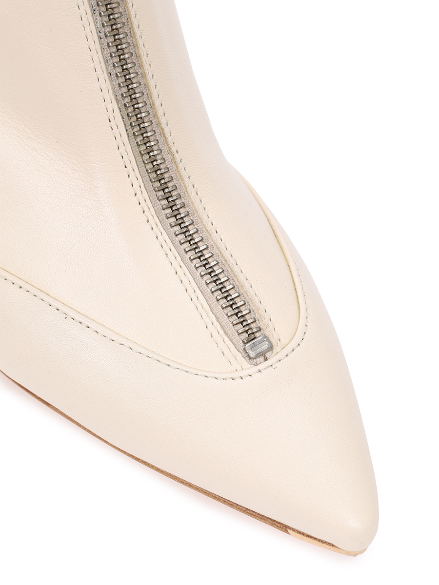 Ботильоны кожаные