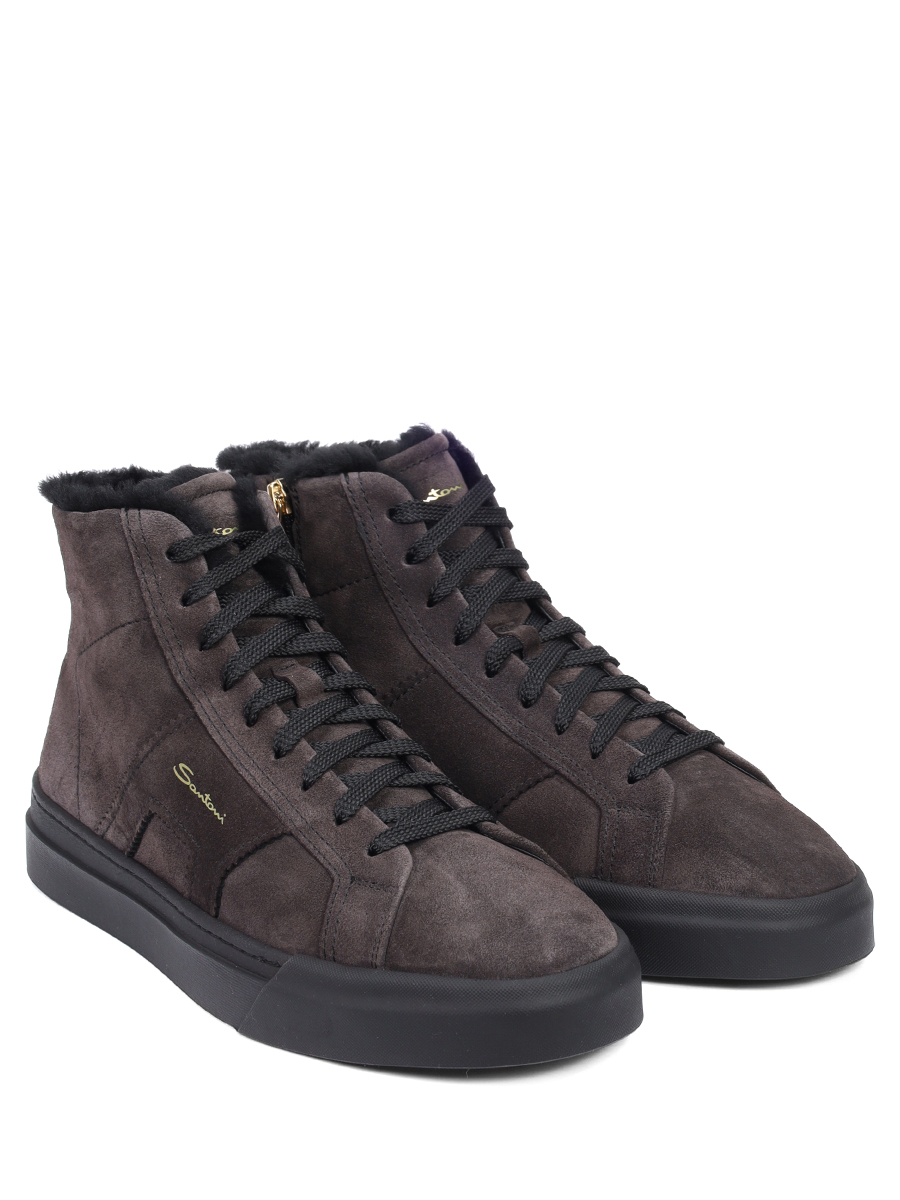 Кеды замшевые на меху