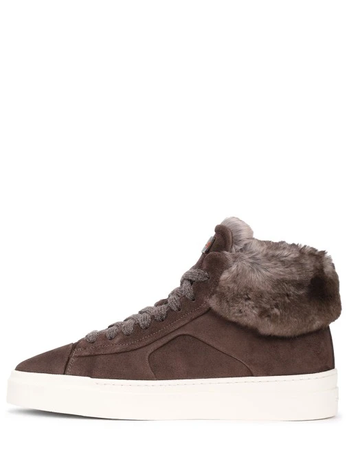 Кеды замшевые на меху SANTONI