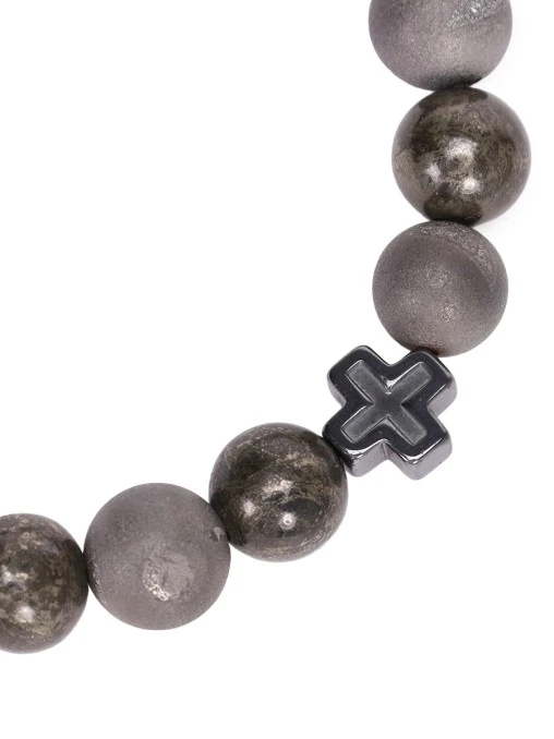 Браслет из агата, пирита и гематита SEXY FISH