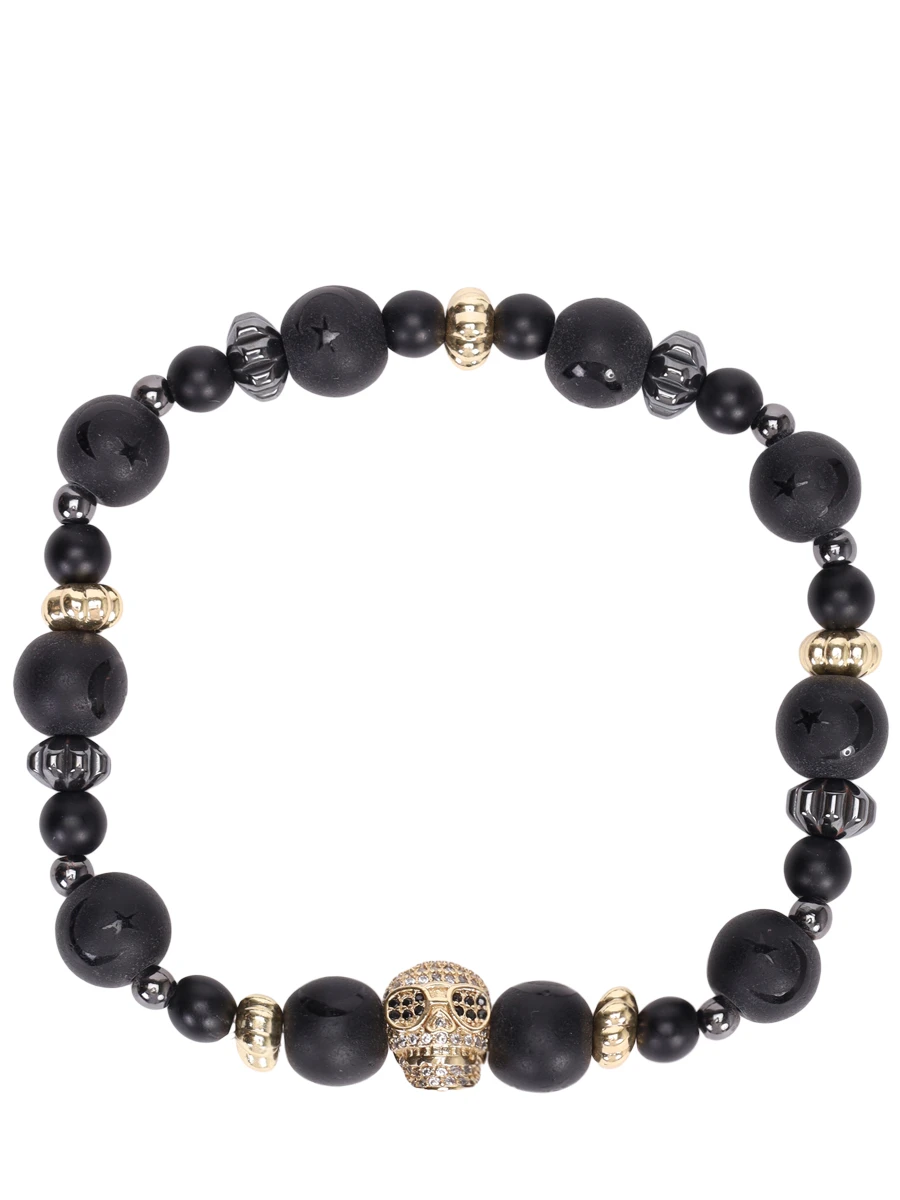 Браслет из шунгита и гематита Hamlet