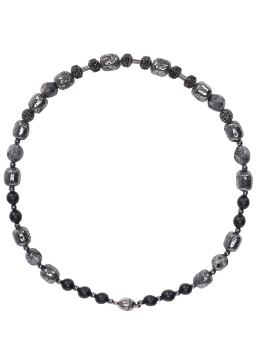 Чокер из лабрадора и шунгита Power Mix SEXY FISH