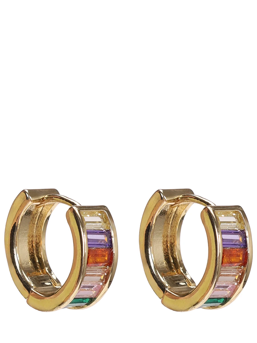 Серьги-кольца Rainbow Rings