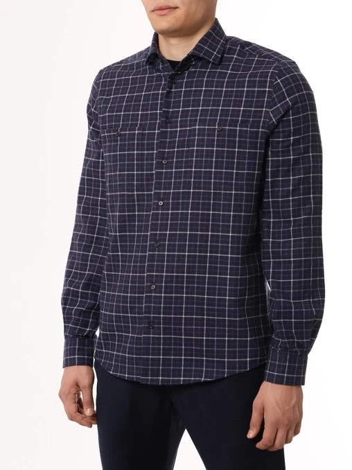 Рубашка Regular Fit хлопковая BML