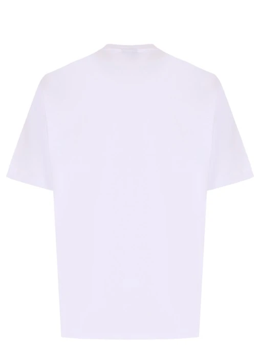 Футболка хлопковая с принтом COMME DES FUCKDOWN