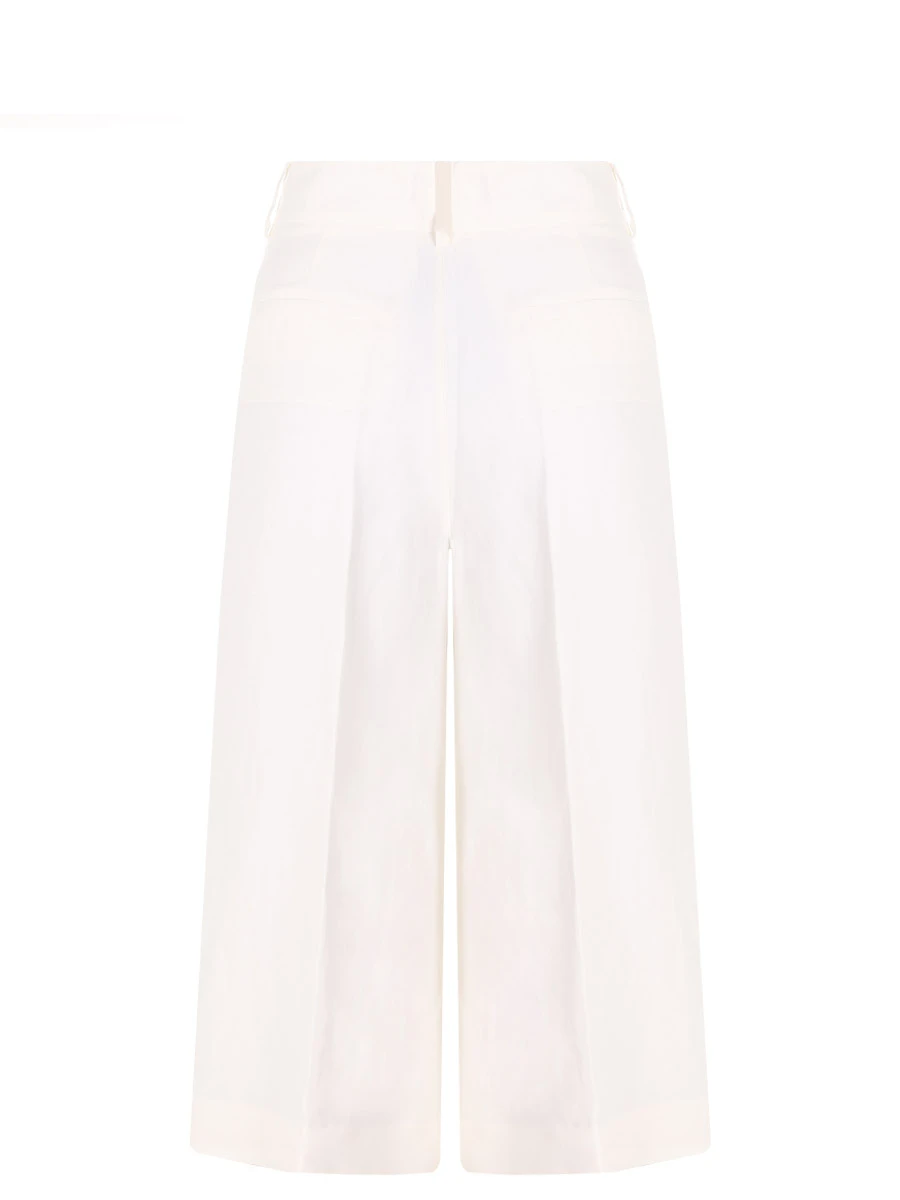 Брюки из вискозы и льна