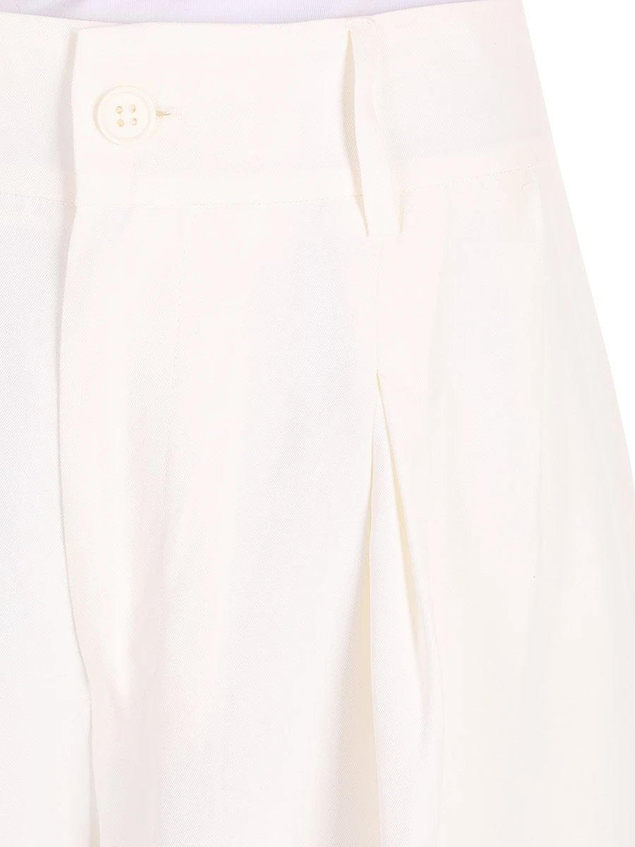 Брюки из вискозы и льна