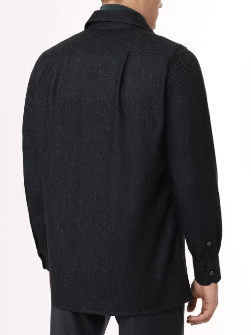 Рубашка Regular Fit шерстяная KITON