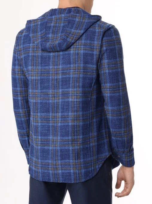 Рубашка Slim Fit шерстяная KITON