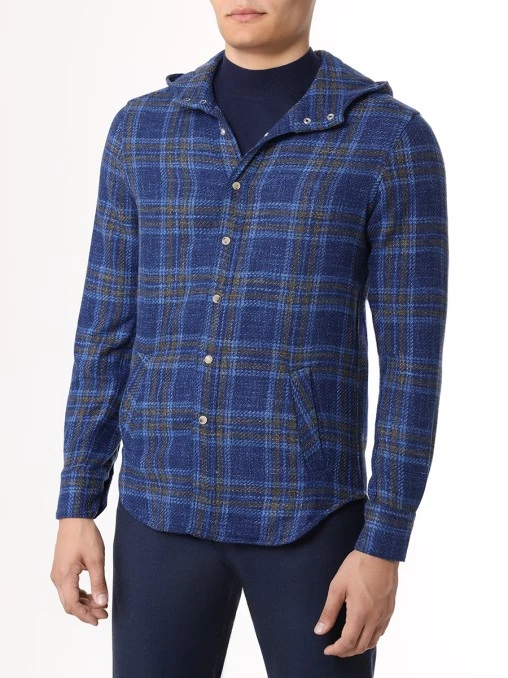 Рубашка Slim Fit шерстяная KITON