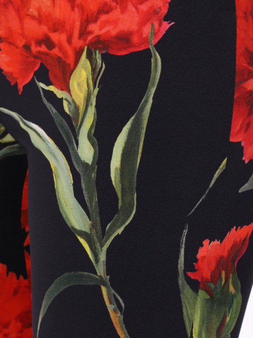Брюки с принтом DOLCE & GABBANA