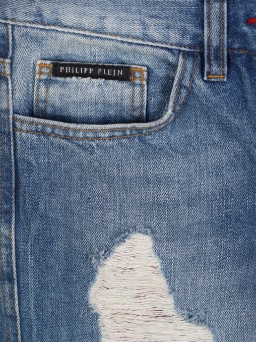 Джинсы хлопковые PHILIPP PLEIN