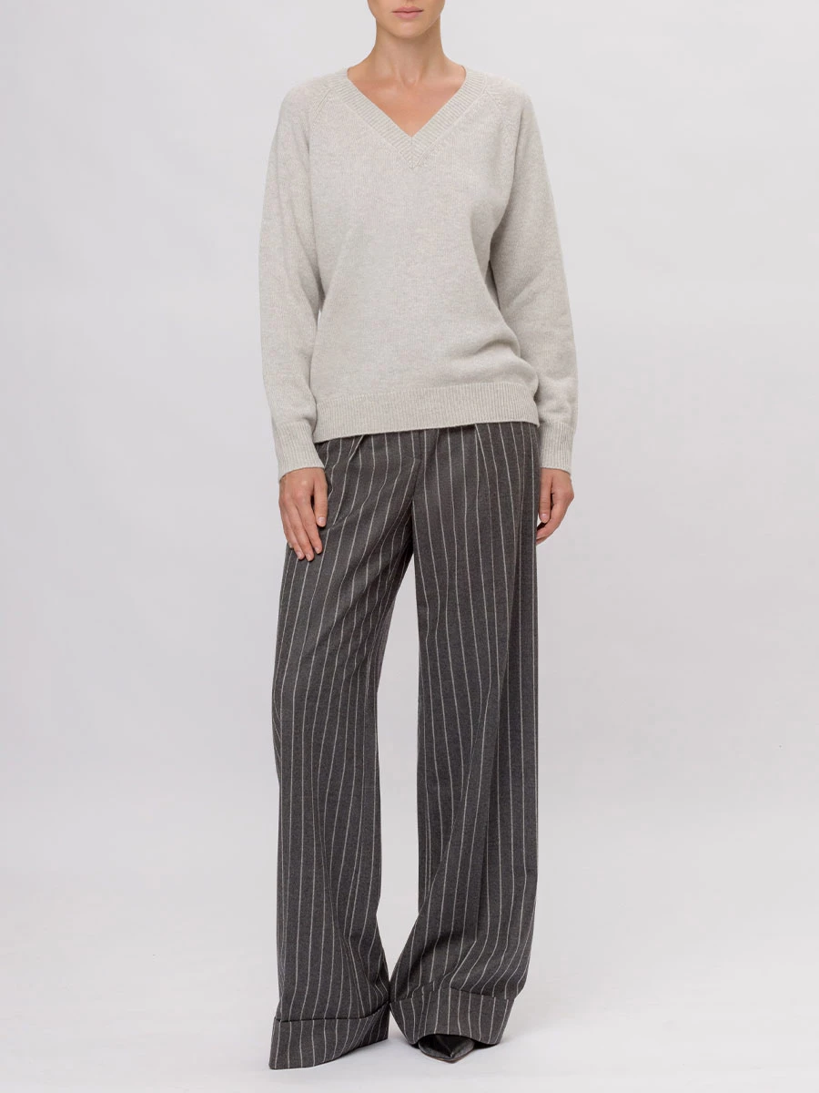 Пуловер из шерсти и кашемира