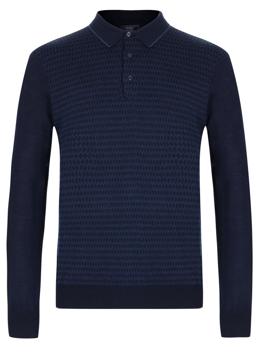 Поло из тенселя и шерсти