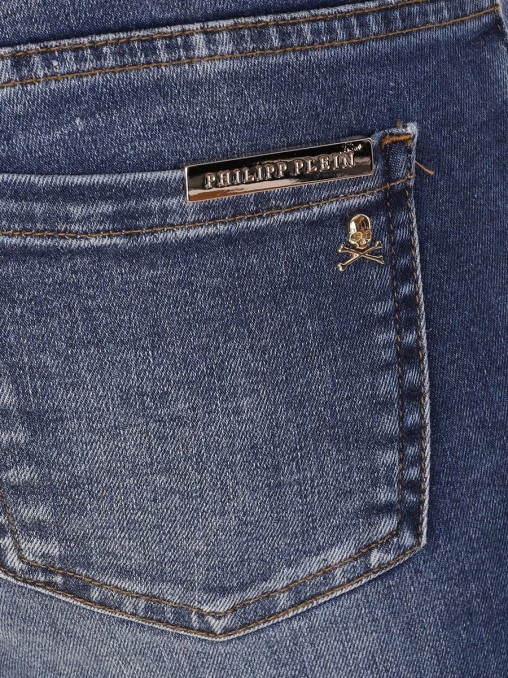 Джинсы хлопковые PHILIPP PLEIN