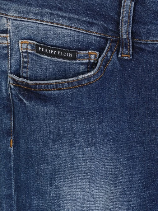 Джинсы хлопковые PHILIPP PLEIN