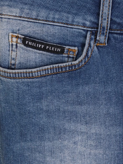 Джинсы хлопковые PHILIPP PLEIN