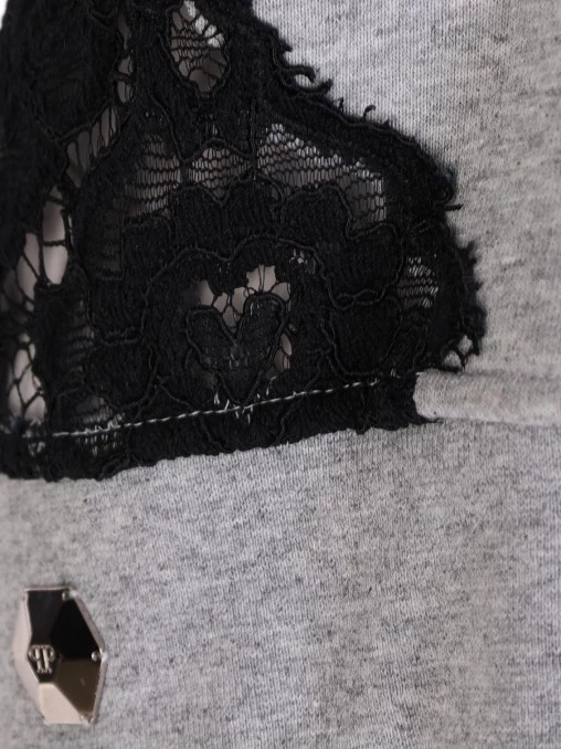 Худи с кружевом PHILIPP PLEIN