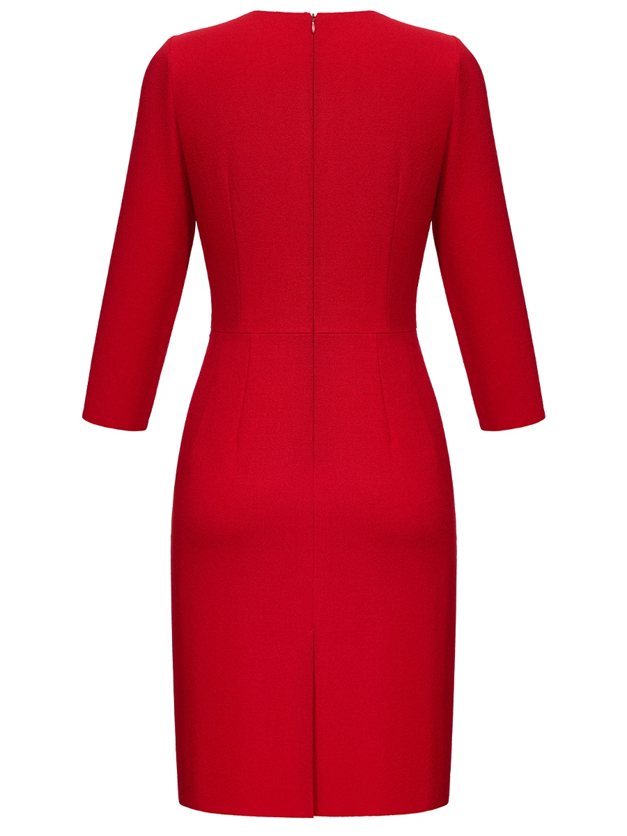 Платье шерстяное