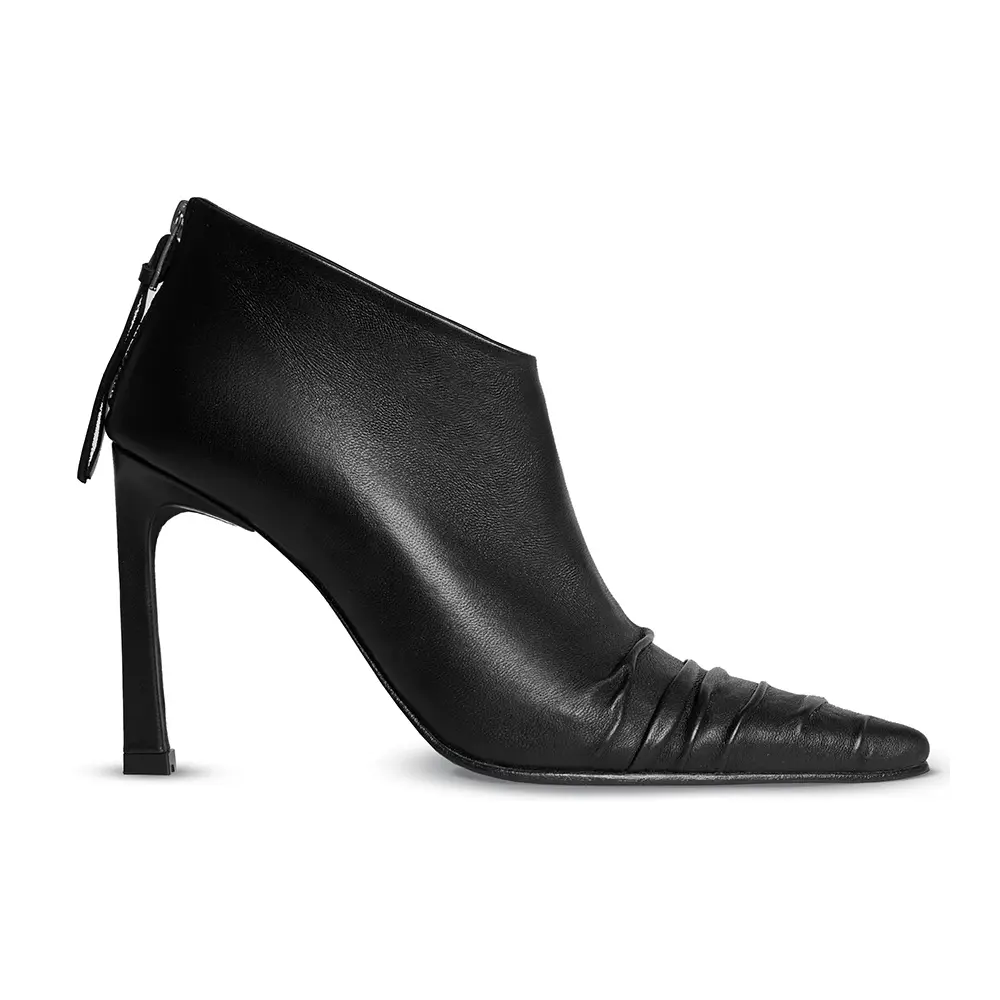 Ботильоны кожаные Crushed couture