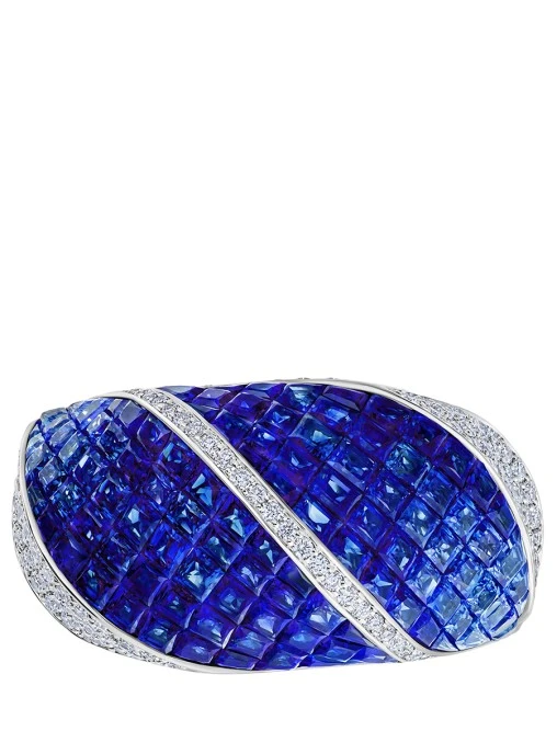 Кольцо с сапфирами и бриллиантами CHAMOVSKIKH JEWELLERY HOUSE