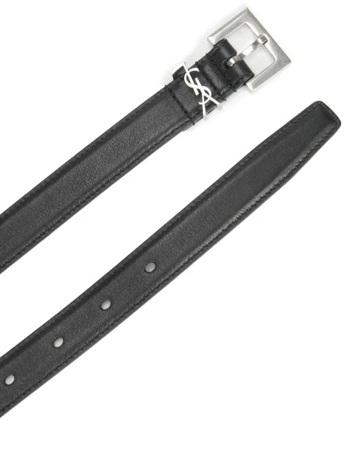 Ремень кожаный SAINT LAURENT