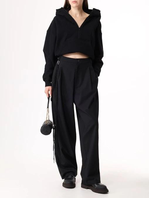 Худи хлопковое SAINT LAURENT