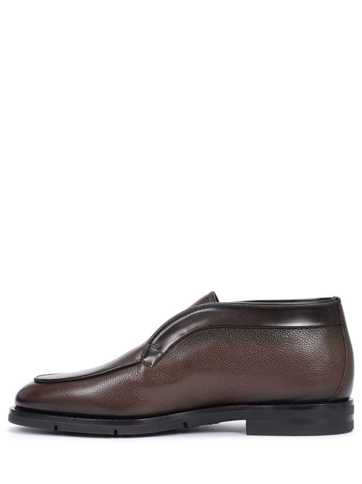 Ботинки кожаные на меху SANTONI