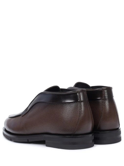 Ботинки кожаные на меху SANTONI